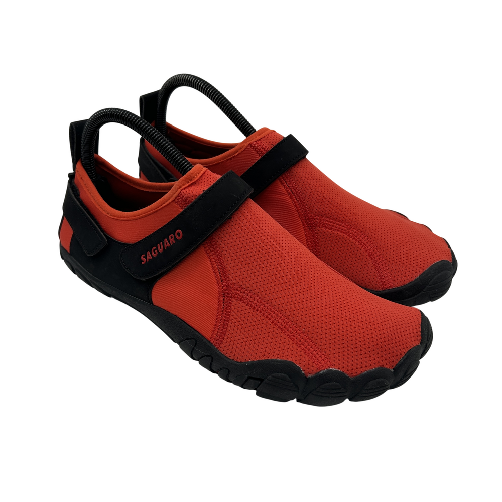 Saguaro Athletic Shoes Mens Size 7 Barefoot Minimalist Hiking Sneakers Red